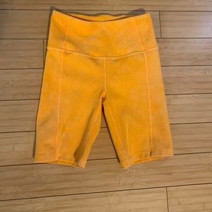 Zella Snow Wash Rib Bike Shorts